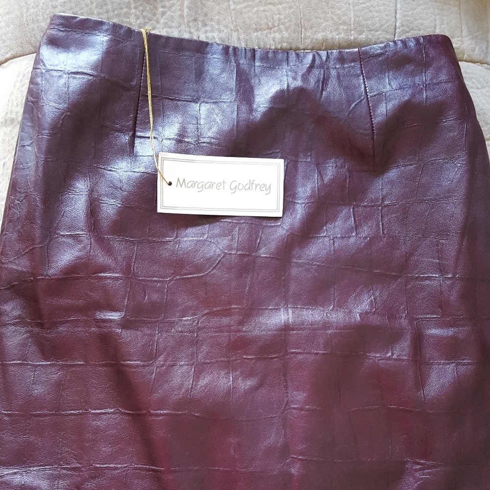 Leather skirt